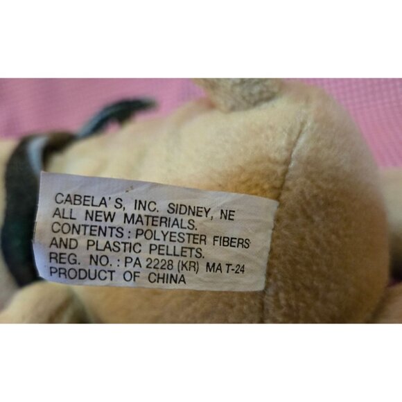 Cabelas Plush Reindeer Toy - Soft & Cuddly Deer Stuffed Animal - Polyester & Pla - Picture 4 of 4